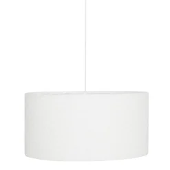 ABAT JOUR BOUCLETTE BELINE BLANC D.50CM
