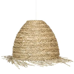 ABAT JOUR ROSEAU HANIA NATUREL D.37CM