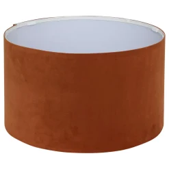 ABAT JOUR VELOURS BELINE TERRACOTTA D.40CM