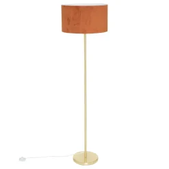 ABAT JOUR VELOURS BELINE TERRACOTTA D.40CM