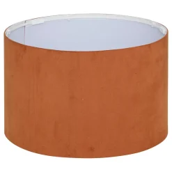 ABAT JOUR VELOURS BELINE TERRACOTTA D.30CM