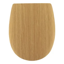 ABATTANT WC BOIS MOULE 18 POUCES FACON CHENE