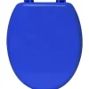 ABATTANT WC MDF   BLEU MARINE