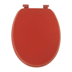 ABATTANT WC MDF 18 POUCES ATTACHES PLASTIQUES TERRACOTTA