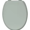 ABATTANT WC 18 POUCES ATTACHES PLASTIQUES VERT AMANDE