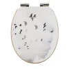 ABATTANT WC 18 POUCES COUVERCLE DESIGN ENVOLE