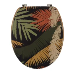 ABATTANT WC 18 POUCES COUVERCLE DESIGN EXOTIC GARDEN