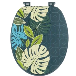 ABATTANT WC 18 POUCES DESIGN IMPRIME VENT D EXOTISME