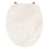 ABATTANT WC 18 POUCES 4 FACES IMPRIMEES FACON MARBRE BEIGE