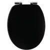 ABATTANT WC 18 POUCES UNI FREIN DE CHUTE NOIR
