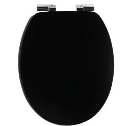 ABATTANT WC 18 POUCES UNI FREIN DE CHUTE NOIR