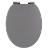 ABATTANT WC 18 POUCES UNI FREIN DE CHUTE GRIS