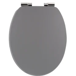ABATTANT WC 18 POUCES UNI FREIN DE CHUTE GRIS