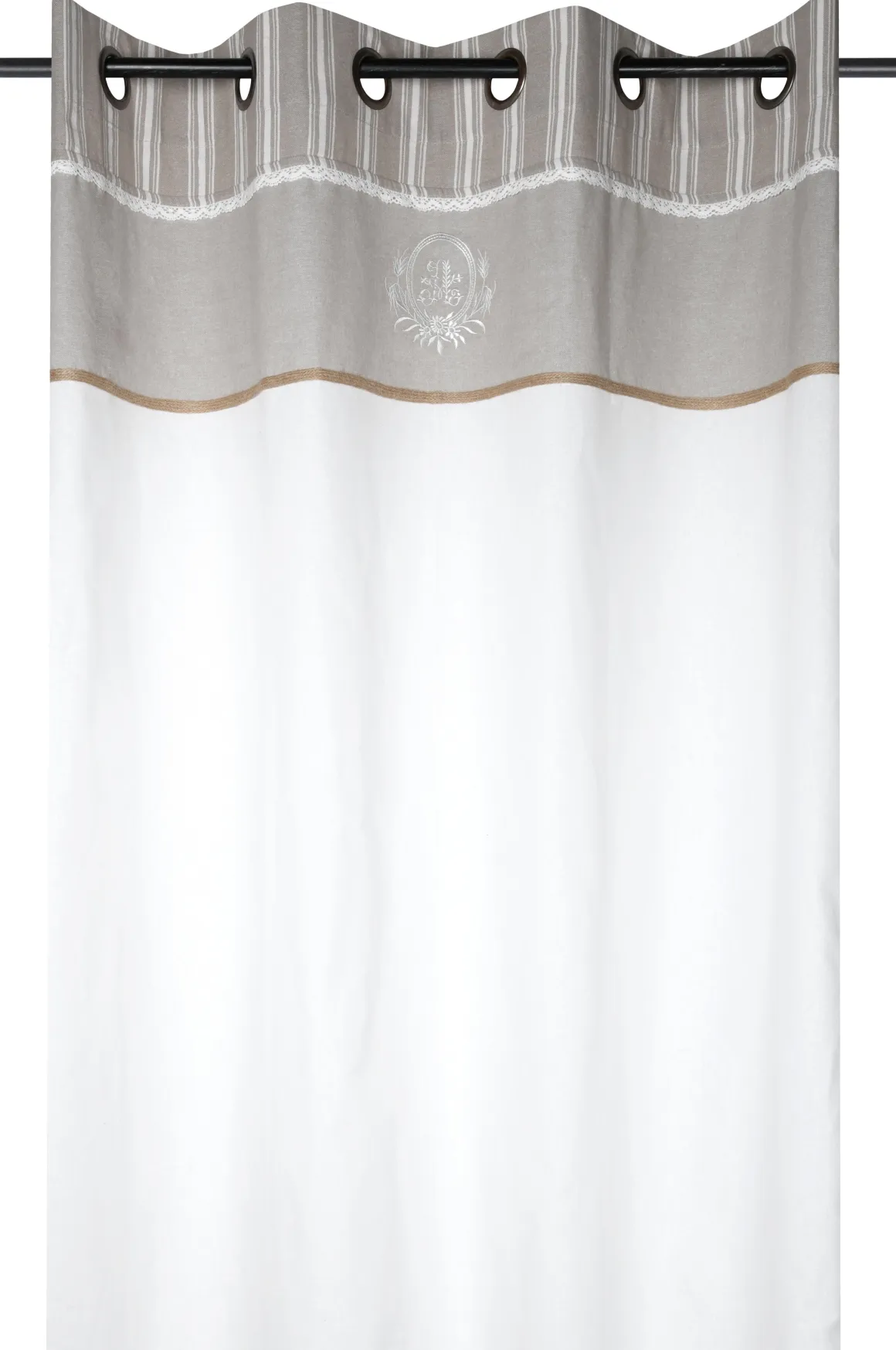 ADELAIDE RIDEAU 140X260CM OEILLETS NATUREL