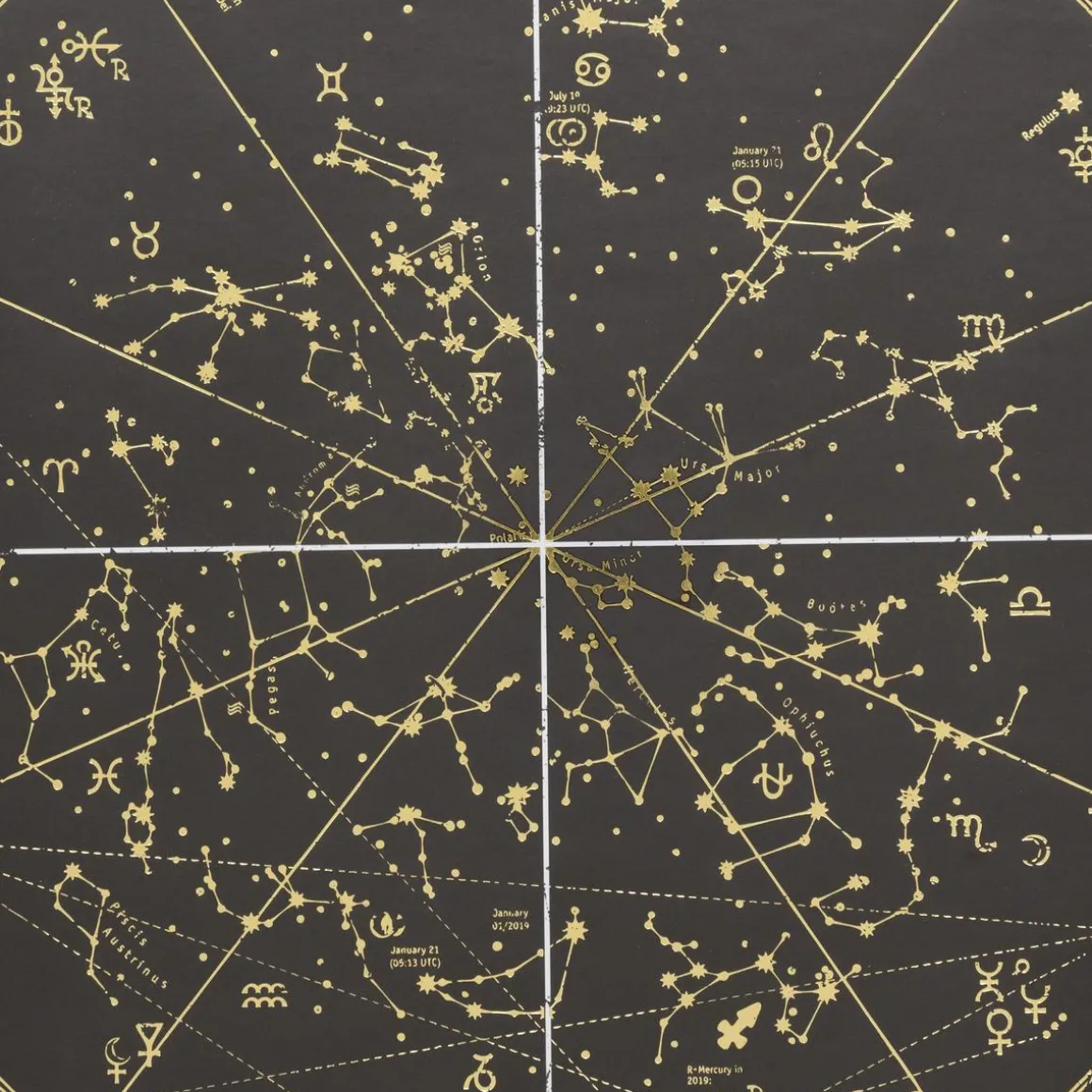 AFFICHE CADRE ASTRO 52X72CM