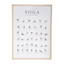 AFFICHE CADRE YOGA D.50X70CM