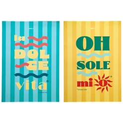 AFFICHE DECO X2 30X40CM DOLCE VITA