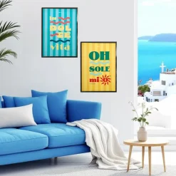AFFICHE DECO X2 30X40CM DOLCE VITA