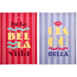 AFFICHE DECO X2 50X70CM DOLCE VITA