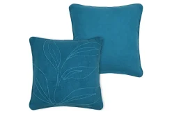 ALOHA COUSSIN 40X40CM BLEU