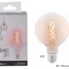 AMPOULE LED FLEX G125 AMBREE E27 4W