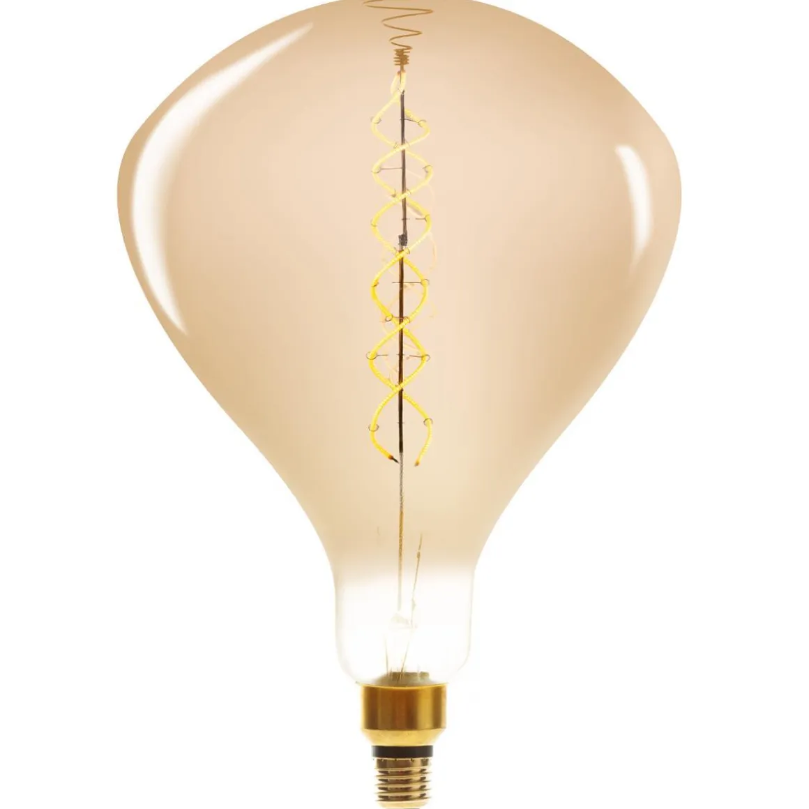 AMPOULE LED GOUTTE AMBREE FILAMENT TORSADE E27