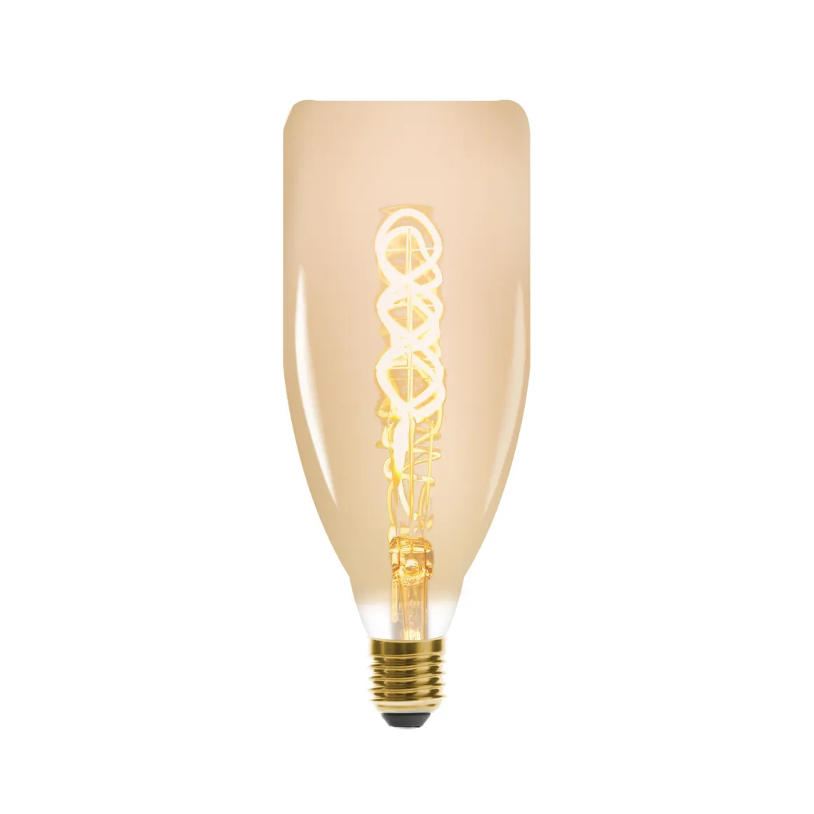 AMPOULE LED TORSADEE AMBRE BT78 4W