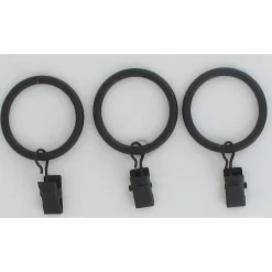 ANNEAU A PINCE D20 X8 NOIR MAT