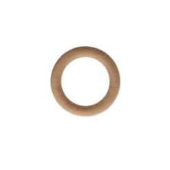 ANNEAUX D.28CM NATUREL VERNIS X10PIECES