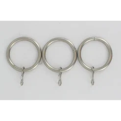 ANNEAUX D20 X8 ARGENT MAT