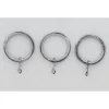 ANNEAUX D20 X8 ARGENT NOIR