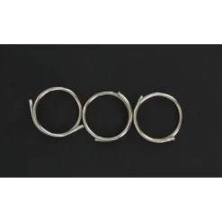 ANNEAUX NICKEL X 10 ARGENT