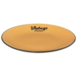 ASSIETTE A DESSERT BE VINTAGE JAUNE D.20CM