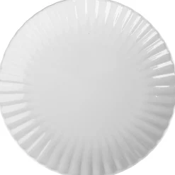 ASSIETTE A DESSERT GRES BLANC 20CM