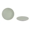 ASSIETTE A DESSERT PASTEL 19.5CM VERT GRES