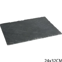 ASSIETTE ARDOISE 24X32CM