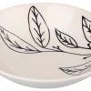 ASSIETTE A SOUPE FLEUR GRES DECOREE FORME COUPE 20CM