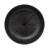ASSIETTE CREUSE ATELIER NOIR D.19CM
