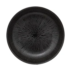 ASSIETTE CREUSE ATELIER NOIR D.19CM