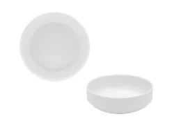 ASSIETTE CREUSE BLANCHE PLANE 15CM PORCELAINE