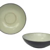 ASSIETTE CREUSE 18CM PHENIX BICOLORE GRES
