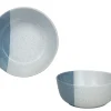 ASSIETTE CREUSE GEO 16CM BLEU GRES