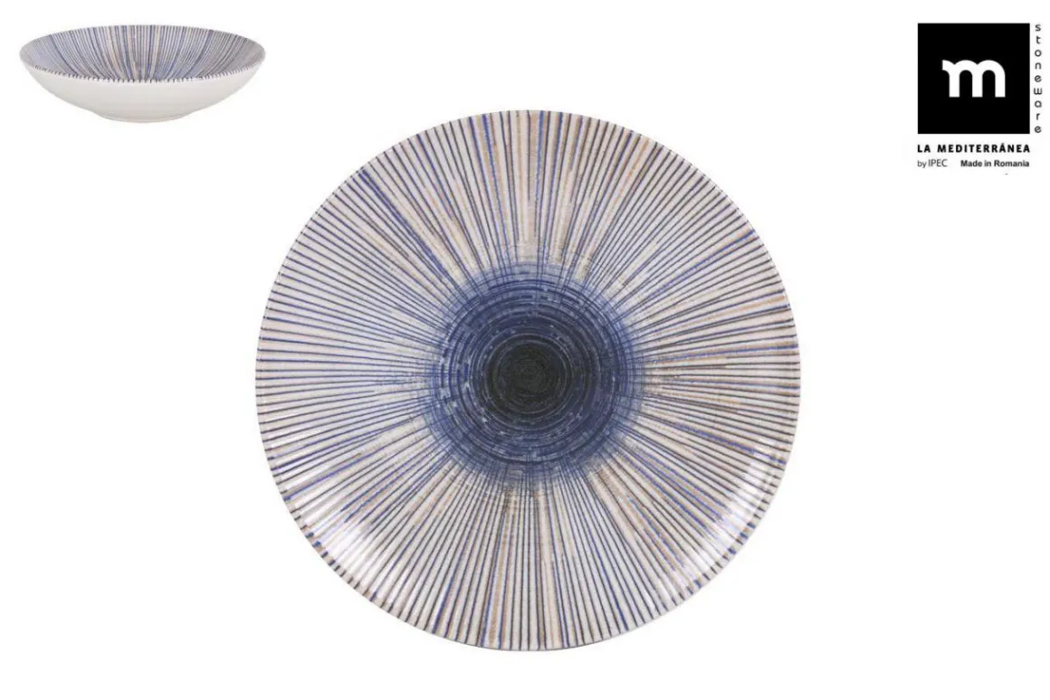 ASSIETTE CREUSE IRYS MONACO BRILLO 21CM