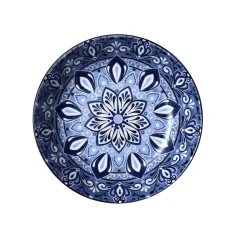 ASSIETTE CREUSE JAIPUR BLEUE D.20CM
