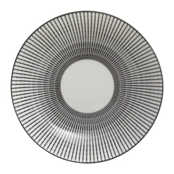 ASSIETTE CREUSE LUNIS NOIR 20.5CM