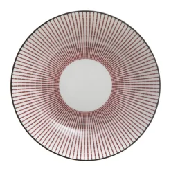ASSIETTE CREUSE LUNIS ROUGE 20.5CM