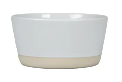 ASSIETTE CREUSE NATURAL 14CM BLANC GRES