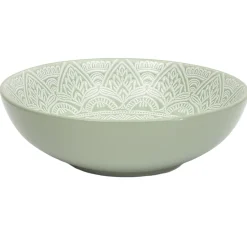 ASSIETTE CREUSE SAHARA VERT 18.5CM