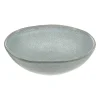 ASSIETTE CREUSE SPRING WATER GRIS 19CM