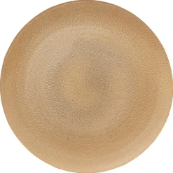 ASSIETTE DE PRESENTATION AURORE OR D.33CM